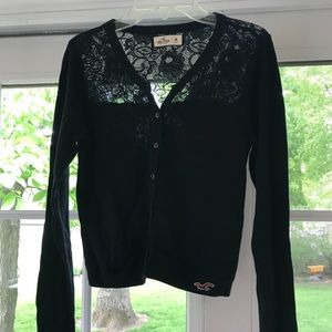 Lace-Back Sweater